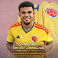 camiseta amarilla selección Colombia