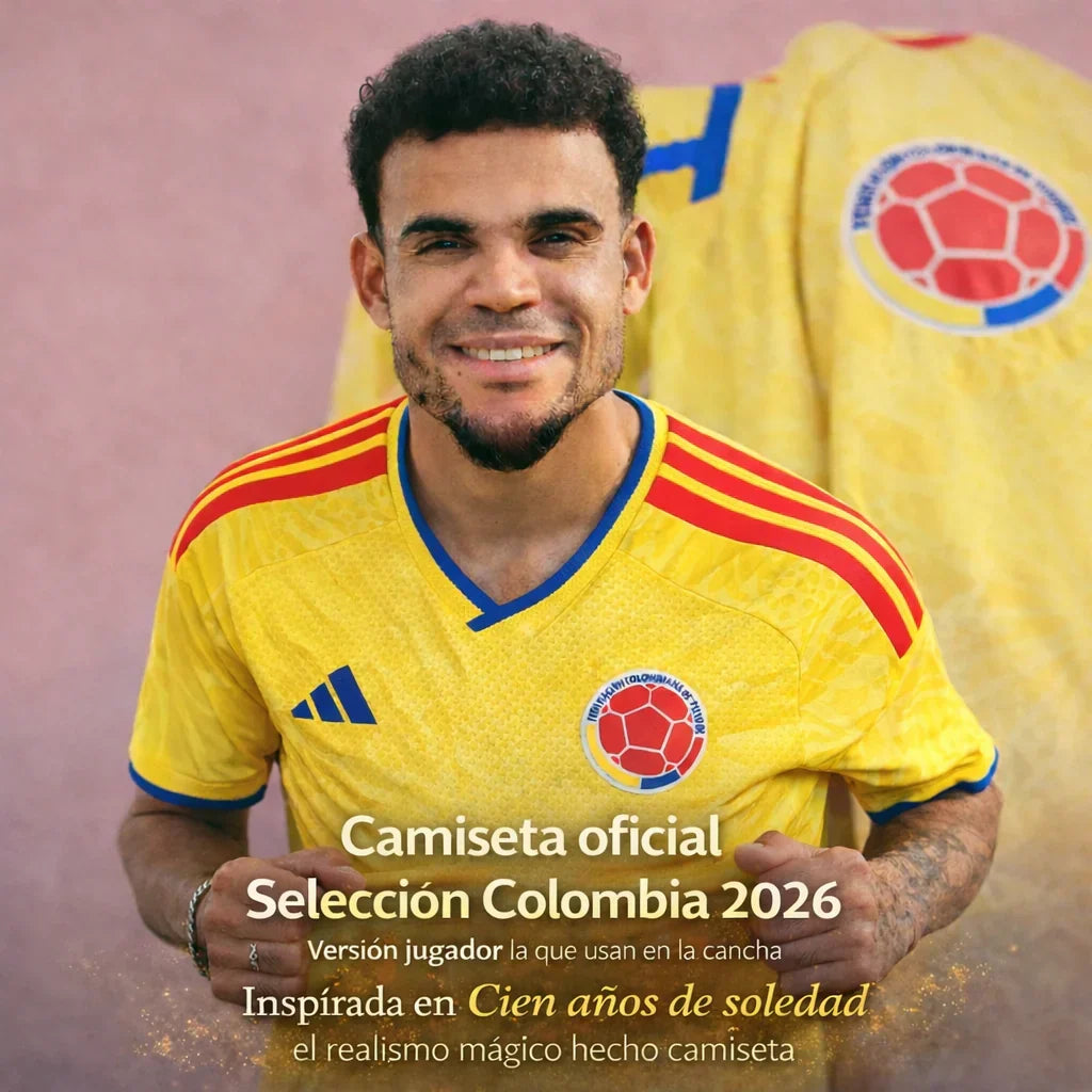 camiseta amarilla selección Colombia